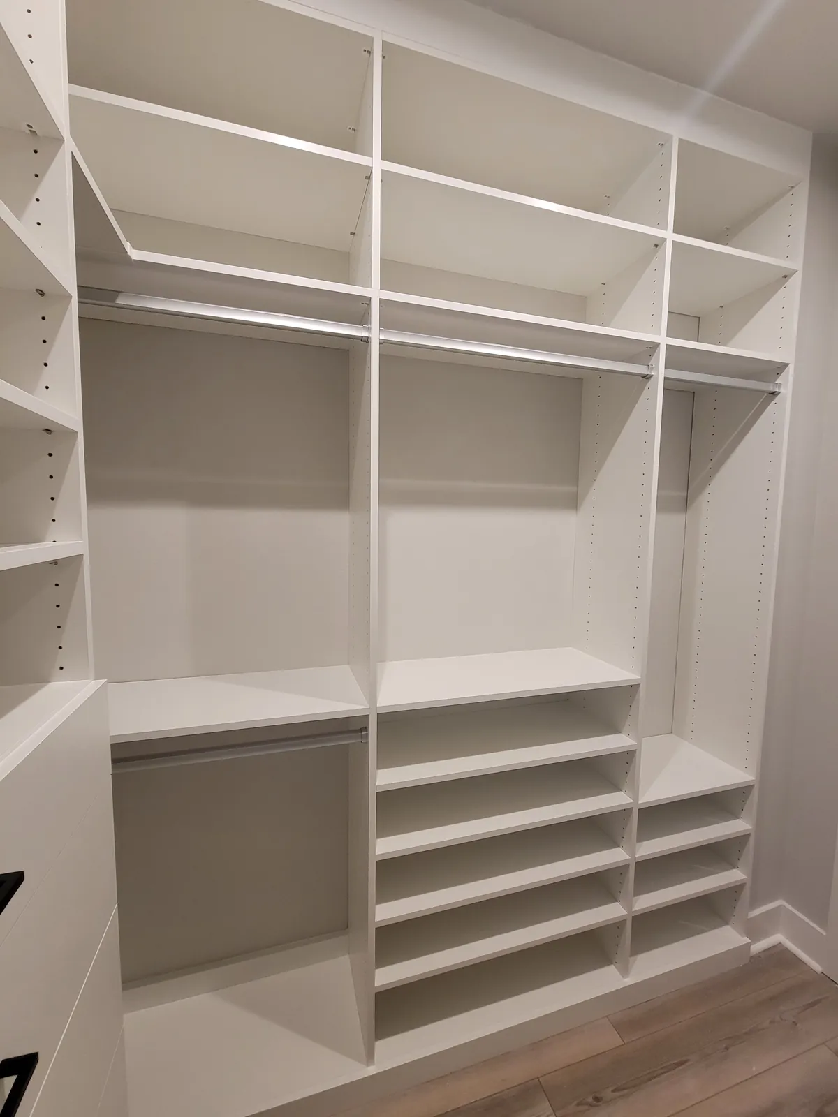 Master closet design and remodel in Southwest Florida